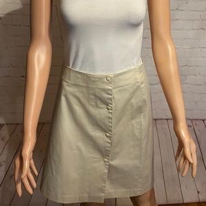 French Connection NWT beige tan business casual skirt size 6